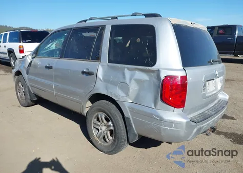 2003 Honda Pilot Ex-L из США, поврежденный, VIN 2HKYF18553H523366